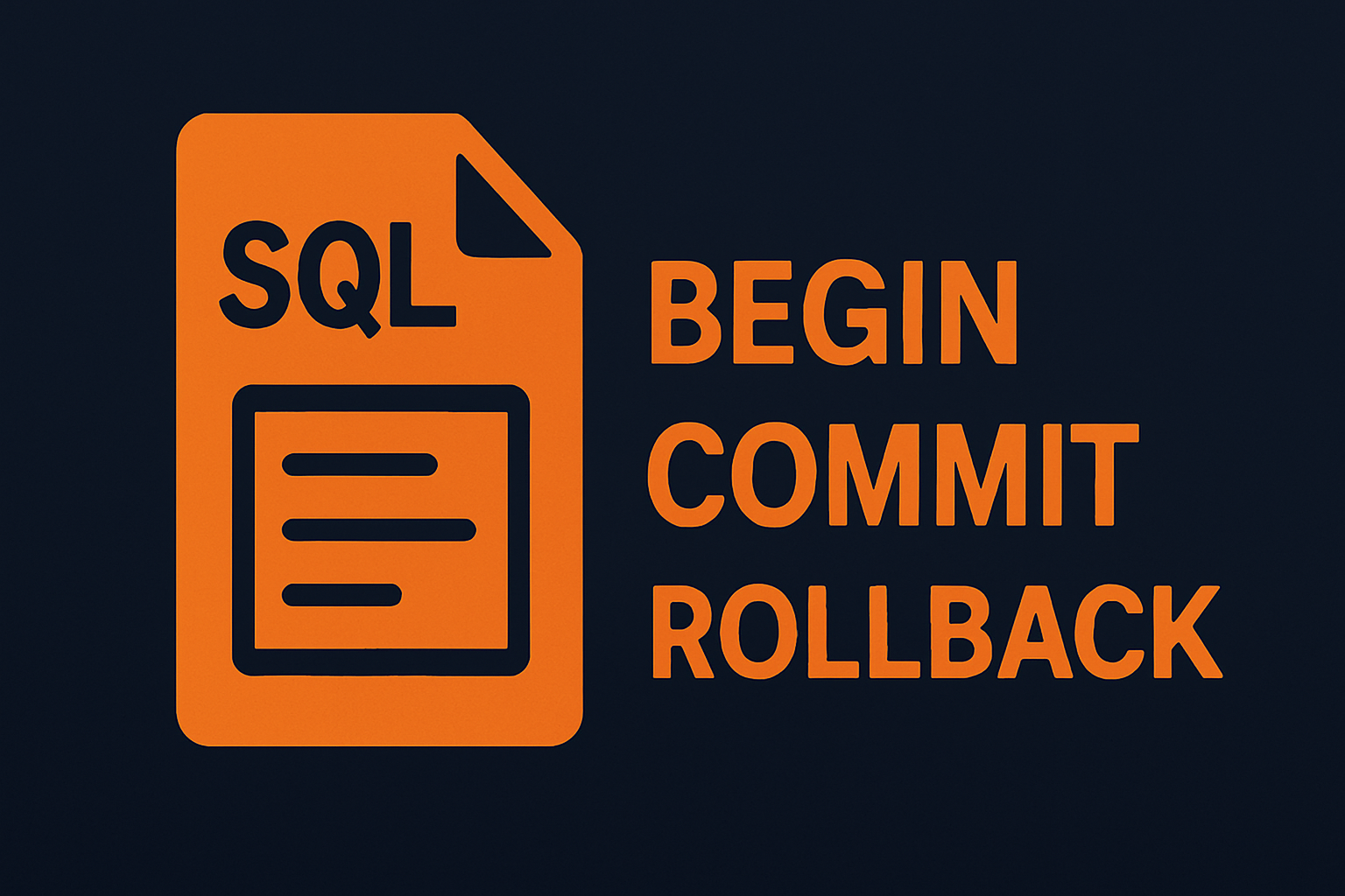 SQL Style Transaction